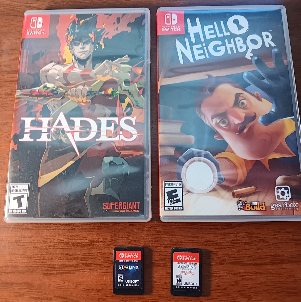 4 Nintendo Switch Games